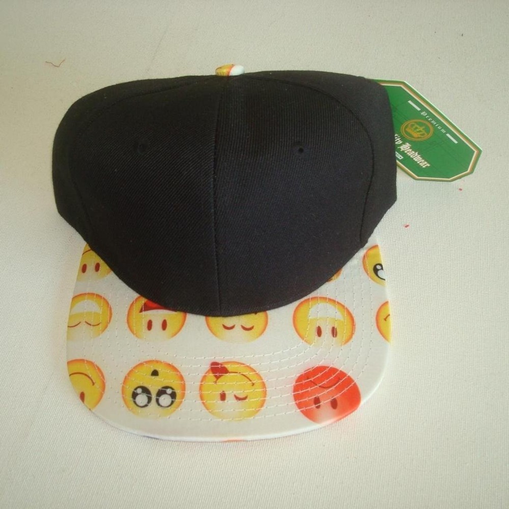 EMOJI BLANK HAT PLAIN‎ HAT CAP VINTAGE 00S Y2K P3
